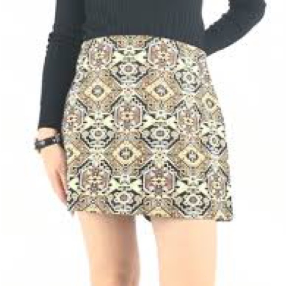 ZARA Trafaluc patterned skirt XS - Picture 6 of 6
